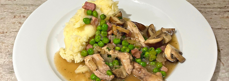 Partridge & Mushroom Casserole